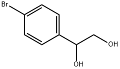 1,2-ETHANEDIOL-(P-BROMOPHENYL)- Structure