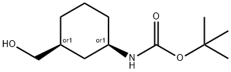Benzyl Cis-3-Hydroxymethylcyclohexylcarbamate Structure