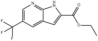 1H-Pyrrolo[2,3-b]pyridine-2-carboxylic acid, 5-(trifluoroMethyl)-, ethyl ester