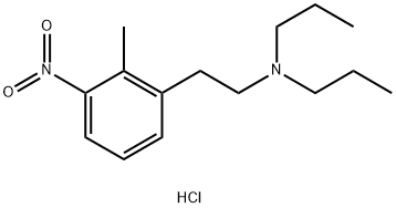 N-[2-(2-甲基-3-硝基苯基)-乙基]-N-丙基丙烷-1-胺盐酸盐, 920986-68-1, 结构式
