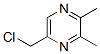 Pyrazine,  5-(chloromethyl)-2,3-dimethyl- 化学構造式
