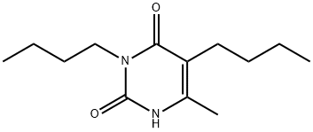 3,5-Dibutyl-6-methyluracil Struktur