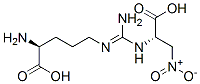 N(3)-(1-carboxy-2-nitroethyl)arginine 结构式