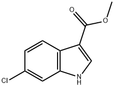 1H-INDOLE-3-CARBOXYLIC ACID,6-CHLORO-,METHYL ESTER Struktur