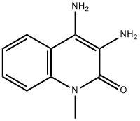 2(1H)-Quinolinone,  3,4-diamino-1-methyl- Structure