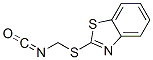 Benzothiazole, 2-[(isocyanatomethyl)thio]- (9CI),92137-10-5,结构式