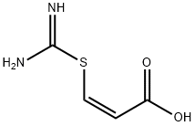 (Z)-3-[(AMINOIMINOMETHYL)THIO]PROP-2-ENOIC ACID SULFATE Struktur