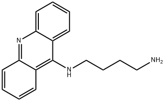 (9-Acridinyl)-putrescine 化学構造式