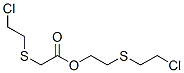 2-(2-chloroethylsulfanyl)ethyl 2-(2-chloroethylsulfanyl)acetate|
