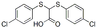 2,2-bis[(4-chlorophenyl)sulfanyl]acetic acid,92153-25-8,结构式