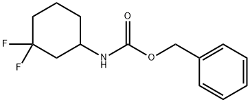 benzyl N-(3,3-difluorocyclohexyl)carbaMate Structure