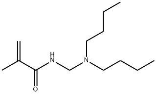 N-[(dibutylamino)methyl]methacrylamide Structure