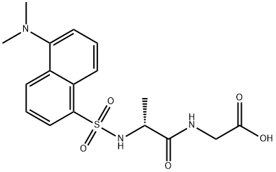 DANSYL-D-ALA-GLY 化学構造式
