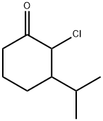 Cyclohexanone,  2-chloro-3-(1-methylethyl)- 结构式