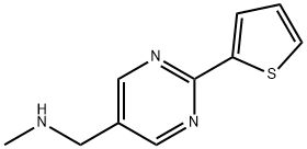 N-METHYL-(2-THIEN-2-YLPYRIMIDIN-5-YL)METHYLAMINE|N-METHYL-(2-THIEN-2-YLPYRIMIDIN-5-YL)METHYLAMINE