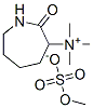 (hexahydro-2-oxo-1H-azepin-3-yl)trimethylammonium methyl sulphate 结构式