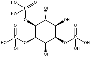 D-MYO-INOSITOL 2,4,5-TRISPHOSPHATE, HEXAAMMONIUM SALT Structure