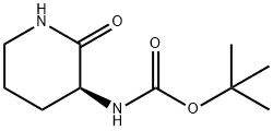 (S)-3-BOC-AMINO-2-PIPERIDONE Structure