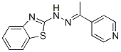 Benzothiazol-2(3H)-one N2-[1-(pyridin-4-yl)ethylidene]hydrazone,92253-75-3,结构式