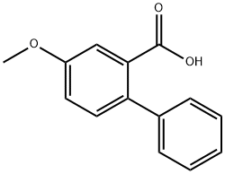 5-Methoxy-2-phenylbenzoic acid 结构式