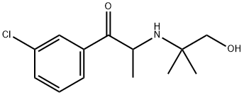 Hydroxybupropione 化学構造式