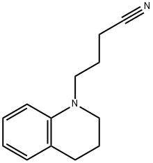 1(2H)-QUINOLINEBUTANENITRILE, 3,4-DIHYDRO- 化学構造式