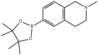 2-甲基-6-(4,4,5,5-四甲基-1,3,2-二氧杂硼硼烷-2-基)-1,2,3,4-四氢异喹啉,922718-57-8,结构式