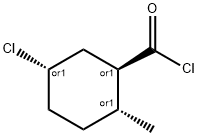 Cyclohexanecarbonyl chloride, 5-chloro-2-methyl-, (1alpha,2beta,5beta)- (9CI) 结构式