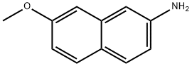 2-氨基-7-甲氧基萘 结构式