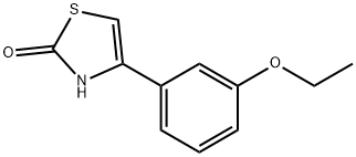 4-(3-ETHOXYPHENYL)-2(3H)-THIAZOLONE 结构式