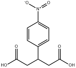 3-(4-硝基苯基)戊二酸, 92289-14-0, 结构式