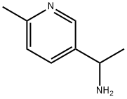 1-(6-甲基-吡啶-3-基)-乙胺,92295-43-7,结构式