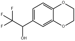 1-(2,3-二氢苯并[B][1,4]二噁英-6-基)-2,2,2-三氟乙烷-1-醇 结构式