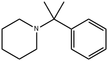 1-(1-甲基-1-苯基乙基)哌啶, 92321-29-4, 结构式