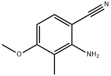 2-aMino-4-Methoxy-3-Methylbenzonitrile Struktur