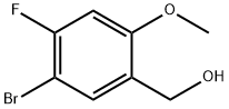 (5-Bromo-4-fluoro-2-methoxyphenyl)methanol Structure