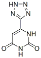 6-(2H-tetrazol-5-yl)-1H-pyrimidine-2,4-dione 化学構造式