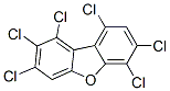 Dibenzofuran, 1,2,3,6,7,9-hexachloro- 化学構造式