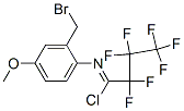 N-[2-(BROMOMETHYL)-4-METHOXYPHENYL]-2,2,3,3,4,4,4-HEPTAFLUOROBUTANIMIDOYL CHLORIDE,923569-78-2,结构式