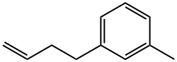 4-(3-メチルフェニル)-1-ブテン 化学構造式