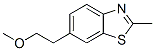 Benzothiazole, 6-(2-methoxyethyl)-2-methyl- (7CI) Structure