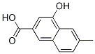 2-Naphthalenecarboxylic acid, 4-hydroxy-6-Methyl- Structure