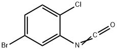 5-溴-2-氯苯基异腈酸酯, 923693-67-8, 结构式