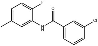 3-Chloro-N-(2-fluoro-5-Methylphenyl)benzaMide, 97% Struktur
