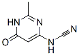 Cyanamide, (1,6-dihydro-2-methyl-6-oxo-4-pyrimidinyl)- (9CI) Structure