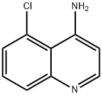 4-AMINO-5-CHLOROQUINOLINE 化学構造式