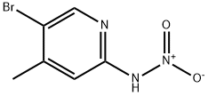 5-溴-4-甲基-N-硝基吡啶-2-胺,923929-10-6,结构式