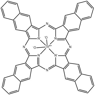 2,3-萘醛菁二氢氧化硅, 92396-90-2, 结构式