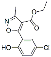 4-Isoxazolecarboxylicacid,5-(5-chloro-2-hydroxyphenyl)-3-methyl-,ethylester(9CI)|