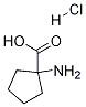 1-氨基环戊甲酸盐酸盐, 92398-48-6, 结构式